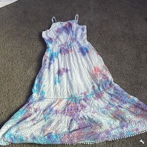 Tie dye summer dress